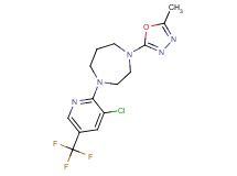 1-[3-chloro-5-(trifluoromethyl)pyridin-2-yl]-4-(5-methyl-1,3,4-oxadiazol-2-yl)-1,4-diazepane