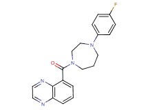 5-{[4-(4-fluorophenyl)-1,4-diazepan-1-yl]carbonyl}quinoxaline