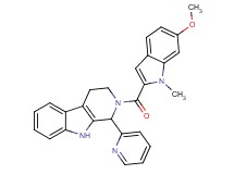 2-[(6-methoxy-1-methyl-1H-indol-2-yl)carbonyl]-1-(2-pyridinyl)-2,3,4,9-tetrahydro-1H-beta-carboline