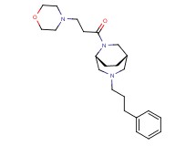 (1S*,5R*)-6-(3-morpholin-4-ylpropanoyl)-3-(3-phenylpropyl)-3,6-diazabicyclo[3.2.2]nonane