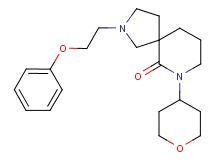 2-(2-phenoxyethyl)-7-(tetrahydro-2H-pyran-4-yl)-2,7-diazaspiro[4.5]decan-6-one