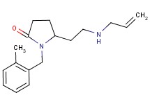 5-[2-(allylamino)ethyl]-1-(2-methylbenzyl)-2-pyrrolidinone