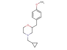 4-(cyclopropylmethyl)-2-(4-methoxybenzyl)morpholine