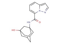 N-(3-hydroxy-1-adamantyl)pyrazolo[1,5-a]pyridine-7-carboxamide