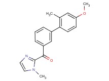 (4'-methoxy-2'-methylbiphenyl-3-yl)(1-methyl-1H-imidazol-2-yl)methanone
