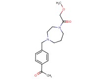 1-(4-{[4-(methoxyacetyl)-1,4-diazepan-1-yl]methyl}phenyl)ethanone