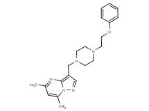 5,7-dimethyl-3-{[4-(2-phenoxyethyl)piperazin-1-yl]methyl}pyrazolo[1,5-a]pyrimidine
