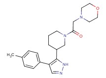 4-(2-{3-[4-(4-methylphenyl)-1H-pyrazol-5-yl]piperidin-1-yl}-2-oxoethyl)morpholine