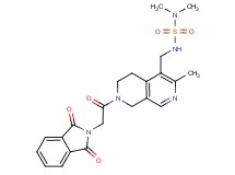 N'-({7-[(1,3-dioxo-1,3-dihydro-2H-isoindol-2-yl)acetyl]-3-methyl-5,6,7,8-tetrahydro-2,7-naphthyridin-4-yl}methyl)-N,N-dimethylsulfamide