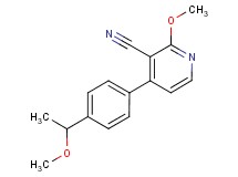 2-methoxy-4-[4-(1-methoxyethyl)phenyl]nicotinonitrile