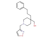 [1-(3-isoxazolylmethyl)-4-(3-phenylpropyl)-4-piperidinyl]methanol