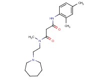 N-(2-azepan-1-ylethyl)-N'-(2,4-dimethylphenyl)-N-methylmalonamide