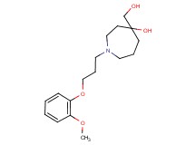 4-(hydroxymethyl)-1-[3-(2-methoxyphenoxy)propyl]-4-azepanol
