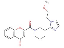 2-({3-[1-(2-methoxyethyl)-1H-imidazol-2-yl]piperidin-1-yl}carbonyl)-4H-chromen-4-one