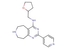 2-pyridin-4-yl-N-(tetrahydrofuran-2-ylmethyl)-6,7,8,9-tetrahydro-5H-pyrimido[4,5-d]azepin-4-amine