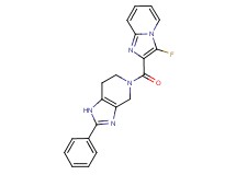5-[(3-fluoroimidazo[1,2-a]pyridin-2-yl)carbonyl]-2-phenyl-4,5,6,7-tetrahydro-1H-imidazo[4,5-c]pyridine