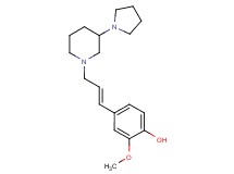 2-methoxy-4-{(1E)-3-[3-(1-pyrrolidinyl)-1-piperidinyl]-1-propen-1-yl}phenol