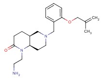 rel-(4aS,8aR)-1-(2-aminoethyl)-6-{2-[(2-methyl-2-propen-1-yl)oxy]benzyl}octahydro-1,6-naphthyridin-2(1H)-one dihydrochloride