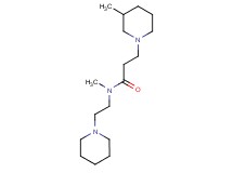 N-methyl-3-(3-methyl-1-piperidinyl)-N-[2-(1-piperidinyl)ethyl]propanamide bis(trifluoroacetate)