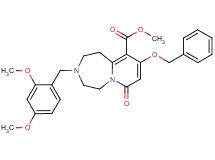 methyl 9-(benzyloxy)-3-(2,4-dimethoxybenzyl)-7-oxo-1,2,3,4,5,7-hexahydropyrido[1,2-d][1,4]diazepine-10-carboxylate