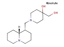 4-(hydroxymethyl)-1-[(1S,9aR)-octahydro-2H-quinolizin-1-ylmethyl]-4-piperidinol