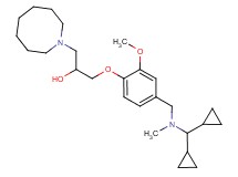 1-(1-azocanyl)-3-(4-{[(dicyclopropylmethyl)(methyl)amino]methyl}-2-methoxyphenoxy)-2-propanol