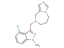 8-[(4-chloro-1-methyl-1H-indazol-3-yl)methyl]-6,7,8,9-tetrahydro-5H-imidazo[1,5-a][1,4]diazepine