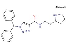 1-(diphenylmethyl)-N-{2-[(2R)-2-pyrrolidinyl]ethyl}-1H-1,2,3-triazole-4-carboxamide