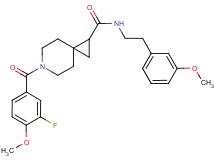 6-(3-fluoro-4-methoxybenzoyl)-N-[2-(3-methoxyphenyl)ethyl]-6-azaspiro[2.5]octane-1-carboxamide