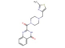 2-({4-[(2-methyl-1,3-thiazol-4-yl)methyl]piperazin-1-yl}carbonyl)quinazolin-4(3H)-one