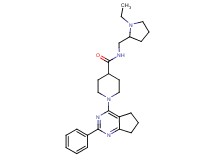N-[(1-ethyl-2-pyrrolidinyl)methyl]-1-(2-phenyl-6,7-dihydro-5H-cyclopenta[d]pyrimidin-4-yl)-4-piperidinecarboxamide