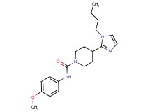 4-(1-butyl-1H-imidazol-2-yl)-N-(4-methoxyphenyl)-1-piperidinecarboxamide