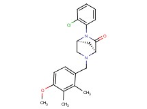 (1S*,4S*)-2-(2-chlorophenyl)-5-(4-methoxy-2,3-dimethylbenzyl)-2,5-diazabicyclo[2.2.1]heptan-3-one