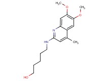 5-[(6,7-dimethoxy-4-methylquinolin-2-yl)amino]pentan-1-ol