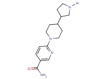 6-[4-(3-pyrrolidinyl)-1-piperidinyl]nicotinamide