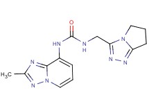N-(6,7-dihydro-5H-pyrrolo[2,1-c][1,2,4]triazol-3-ylmethyl)-N'-(2-methyl[1,2,4]triazolo[1,5-a]pyridin-8-yl)urea
