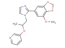 3-{2-[2-(7-methoxy-1,3-benzodioxol-5-yl)-1H-imidazol-1-yl]-1-methylethoxy}pyridine