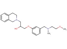 1-(3,4-dihydro-2(1H)-isoquinolinyl)-3-(3-{[(2-methoxyethyl)(methyl)amino]methyl}phenoxy)-2-propanol