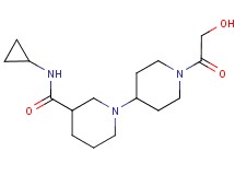 N-cyclopropyl-1'-glycoloyl-1,4'-bipiperidine-3-carboxamide