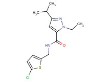 N-[(5-chloro-2-thienyl)methyl]-1-ethyl-3-isopropyl-1H-pyrazole-5-carboxamide