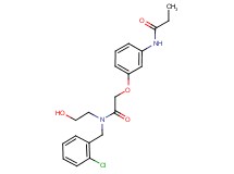 N-(3-{2-[(2-chlorobenzyl)(2-hydroxyethyl)amino]-2-oxoethoxy}phenyl)propanamide