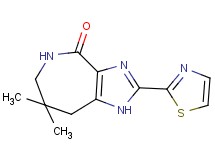 7,7-dimethyl-2-(1,3-thiazol-2-yl)-5,6,7,8-tetrahydroimidazo[4,5-c]azepin-4(1H)-one