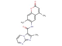 N-(4,7-dimethyl-2-oxo-2H-chromen-6-yl)-2-methylimidazo[1,2-a]pyrimidine-3-carboxamide