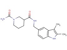 N~3~-[(2,3-dimethyl-1H-indol-5-yl)methyl]-1,3-piperidinedicarboxamide