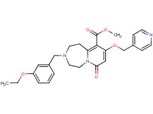 methyl 3-(3-ethoxybenzyl)-7-oxo-9-(4-pyridinylmethoxy)-1,2,3,4,5,7-hexahydropyrido[1,2-d][1,4]diazepine-10-carboxylate