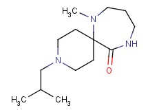 3-isobutyl-7-methyl-3,7,11-triazaspiro[5.6]dodecan-12-one