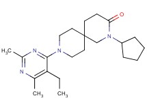 2-cyclopentyl-9-(5-ethyl-2,6-dimethylpyrimidin-4-yl)-2,9-diazaspiro[5.5]undecan-3-one