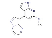 N-methyl-4-pyrazolo[1,5-a]pyrimidin-3-yl-1H-pyrrolo[2,3-b]pyridin-6-amine