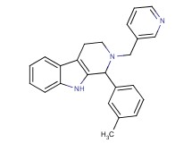 1-(3-methylphenyl)-2-(3-pyridinylmethyl)-2,3,4,9-tetrahydro-1H-beta-carboline