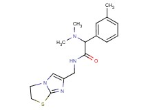 N-(2,3-dihydroimidazo[2,1-b][1,3]thiazol-6-ylmethyl)-2-(dimethylamino)-2-(3-methylphenyl)acetamide